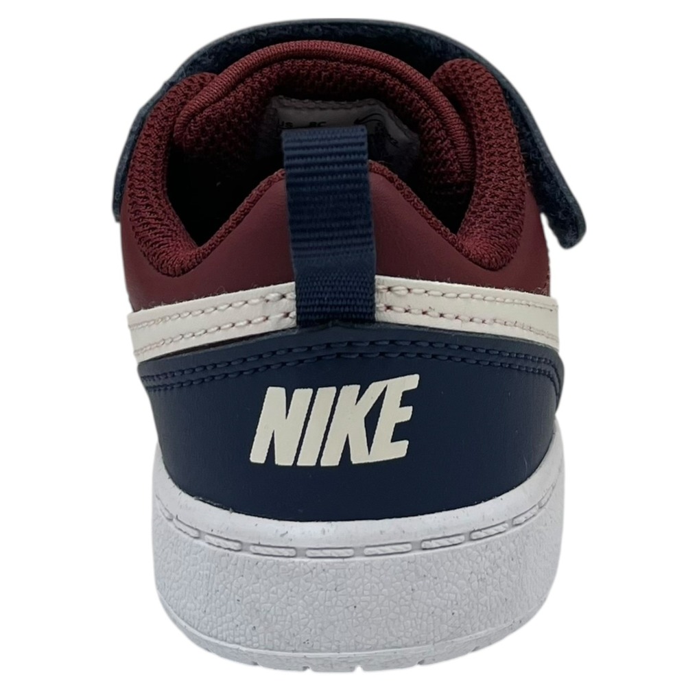 Nike Court Borough Low Toddler Boys Slip-on Sneakers Size 7 Dark Team Red Blue - Picture 9 of 15